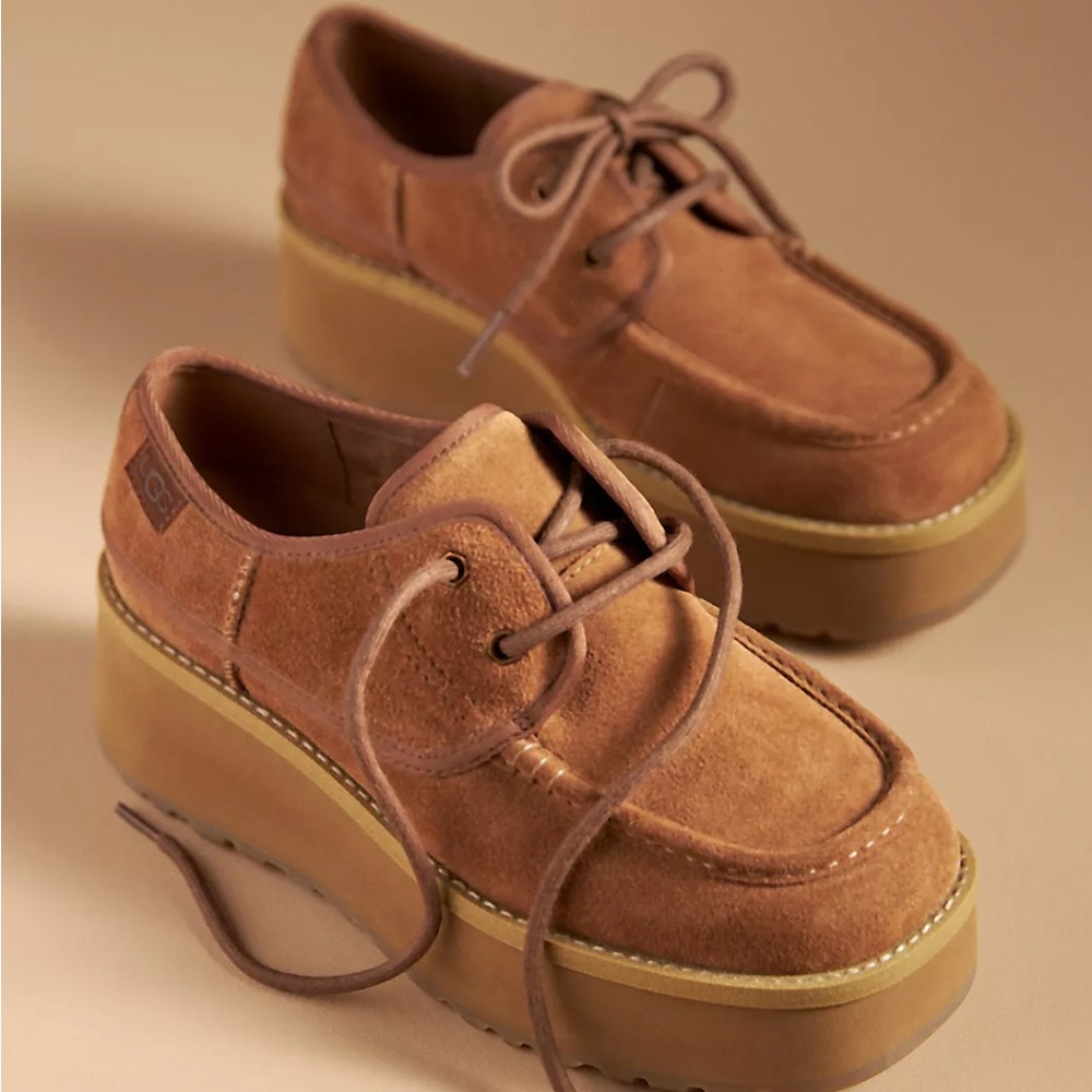 NIB UGG Cityfunc Lace-Up Platform Shoes US 9 NEW